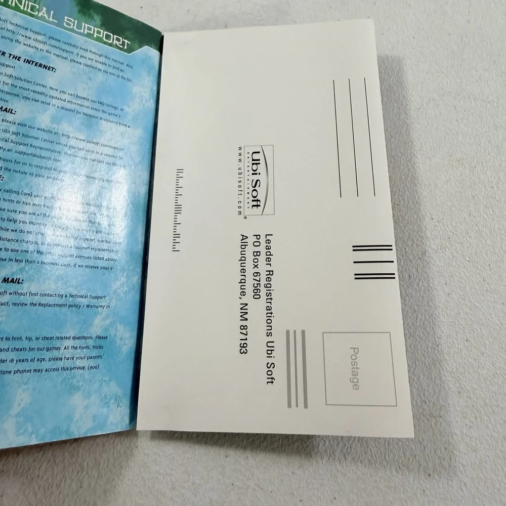 Tarzan‎ Untamed Nintendo Gamecube Manual Instruction Booklet W/ Reg Card ONLY